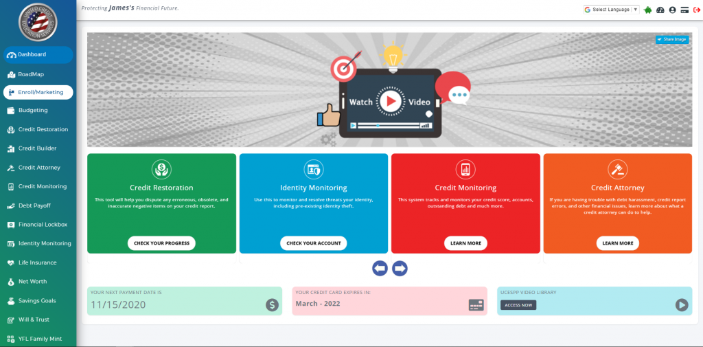 Dashboardviewofucesprotectionplan-1